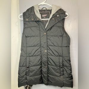Arizona Black Vest with Hood